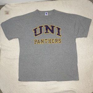 Vintage Russell Athletic Northern Iowa Panthers T-Shirt: Size Extra La…